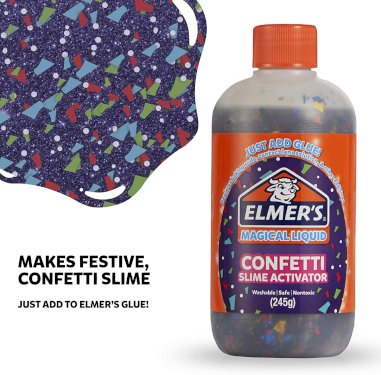 Elmer's, magisk slimvæske, Confetti, 245 g