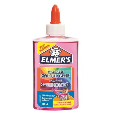 Elmer's, transparent lim, pink, 147 ml