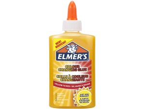 Elmer's, lim m/ farveskift, gul/röd, 147 ml