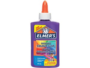 Elmer's, ikke-transparent lim, lila, 147 ml