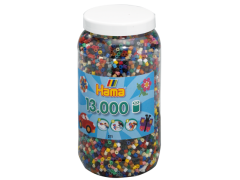 Hama Midi, pärlor, 13.000 stk., mix 67, 22 standardfarver