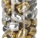 Clairefontaine, gavebånd, sølv/guld, 7 mm x 10 m