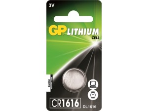 GP Lithium Knapcelle batteri CR1616 3V