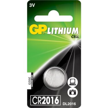 GP Lithium Knapcelle batteri CR2016 3V