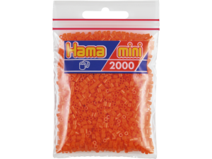Hama Mini, pärlor, 2.000 stk., orange (04)