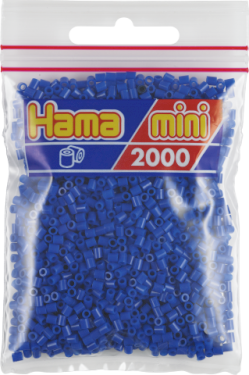 Hama Mini, pärlor, 2.000 stk., blå (08)