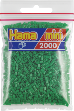 Hama Mini, pärlor, 2.000 stk., grön (10)