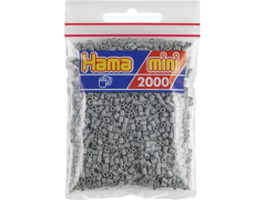 Hama Mini, pärlor, 2.000 stk., grå (17)