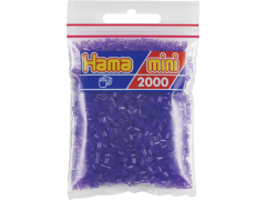 Hama Mini, pärlor, 2.000 stk., transparent lila (24)