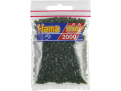Hama Mini, pärlor, 2.000 stk., mörkgrön (28)