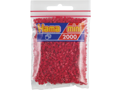 Hama Mini, pärlor, 2.000 stk., vinröd (29)