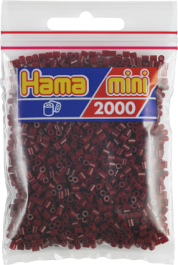 Hama Mini, pärlor, 2.000 stk., bordeaux (30)