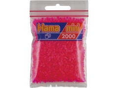 Hama Mini, pärlor, 2.000 stk., neonpink (32)