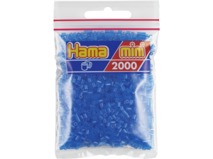 Hama Mini, pärlor, 2.000 stk., neonblå (36)