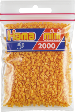 Hama Mini, pärlor, 2.000 stk., bamsegul (60)