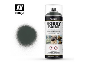 Vallejo Hobby Paint Spray, Dark Green, 400 ml