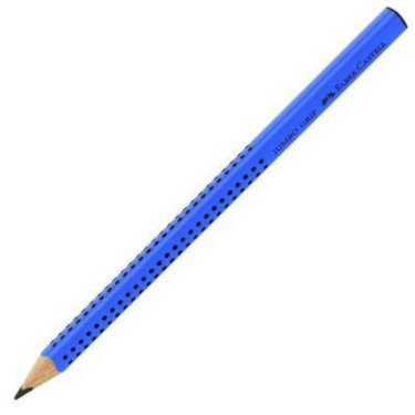 Faber-Castell Jumbo Grip, blyant, B, blå