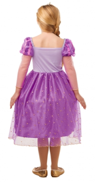Disney Princess Rapunzel Glimmer dräkt 128cm (7-8 år)