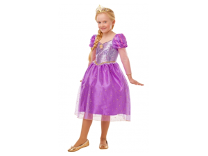 Disney Princess Rapunzel Glimmer dräkt 116cm (5-6 år)