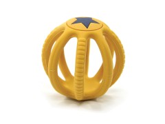 Magni Silikone motorikbold i gul