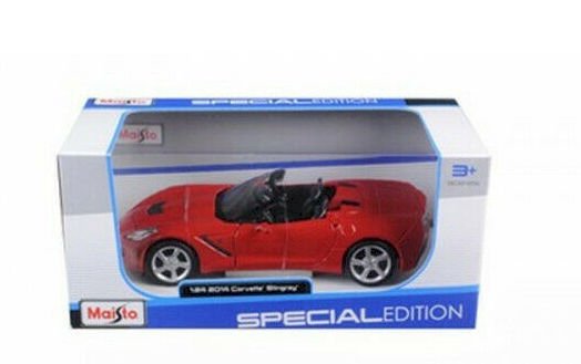Maisto Special Edition, Chevrolet Corvette Stingray Convertible 2014, röd, 1:24