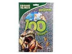 Dinosaurs Stickersæt + 100 stk.