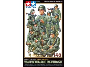 Tamiya, WWII Wehrmacht Infantry Set, 1:48