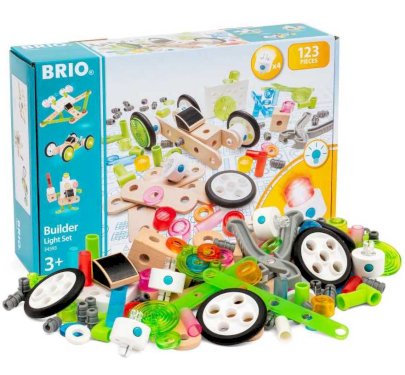 Brio Builder, lyssæt, 120 delar