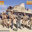 MiniArt, M3 Lee Mid Prod. Sahara w/ Crew, 1:35