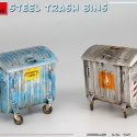MiniArt, metal affaldskontainere och spande, 1:35