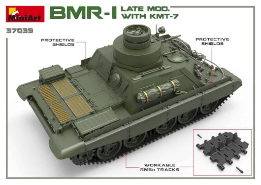MiniArt, BMR-1 Late mod. med KMT-7, 1:35