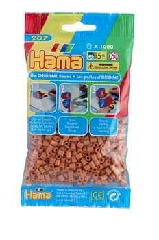 Hama Midi, pärlor, 1.000 stk., ljusbrun (21)