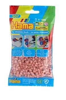 Hama Midi, pärlor, 1.000 stk., mat rosa (26)
