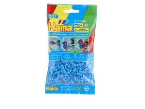 Hama Midi, pärlor, 1.000 stk., pastelblå (46)