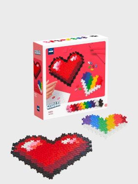 Plus-Plus Puzzle By Number Hjerter 250 stk.