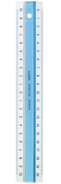 Linex Super Series, lineal, ljusblå, 20 cm