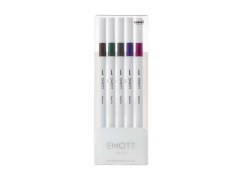Uni Emott, Fine 0.4, 5 tuscher, mystiske färger