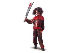 Rio, creepy clown, dräkt, 10-12 år
