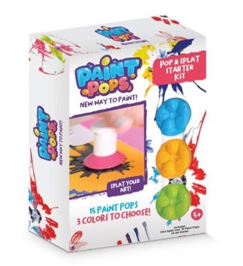 Paint Pops, Starter Kit, pop-splatter och 15 kugler