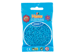 Hama Mini, pärlor, 2.000 stk., azurblå (49)