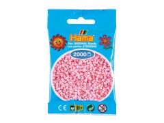 Hama Mini, pärlor, 2.000 stk., pastel rosa (95)