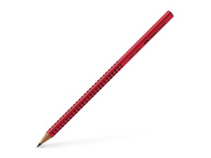 Faber-Castell Grip, blyant, B, röd
