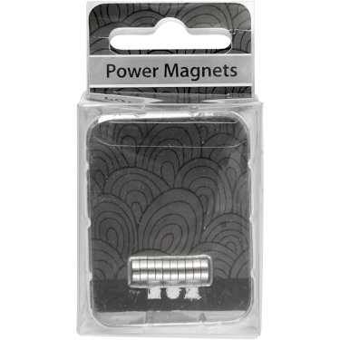 Powermagneter, rund, 5 mm, 10 stk.