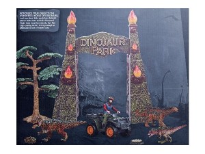 Dinosaur Park inkl. Dinosaur, planter, och køretøj med figur