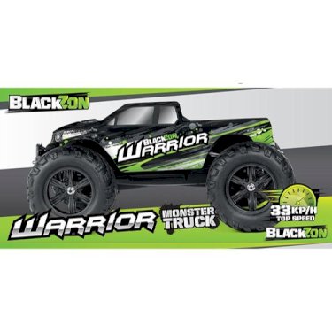 Blackzon Warrior Monster 1:12 2.4GHz RTR Vattentät Grön