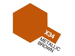 Tamiya Acrylic Mini X-34 Metal. Brown