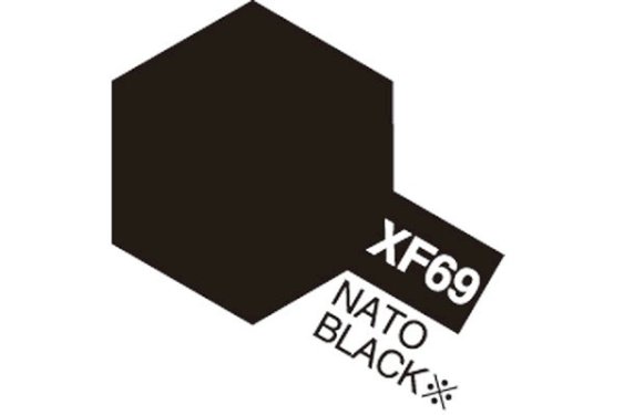 Tamiya Acrylic Mini Xf-69 Nato Black