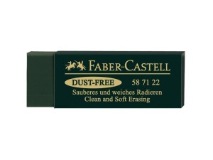 Faber-Castell, viskelæder, dust free, grön