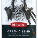 Derwent, Graphic, tegneblyanter, 12 stk., 6B - 4H