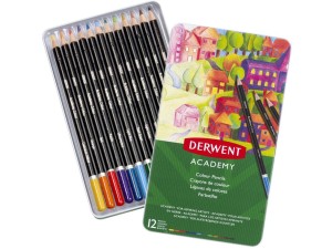 Derwent Academy, farveblyanter, 12 stk.